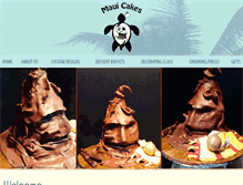 Tablet Screenshot of mauicakes.com